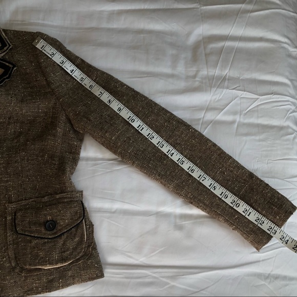 PRADA Silk Tweed Black Trim Beige Blazer 03-5245-8581 - Picture 13 of 14